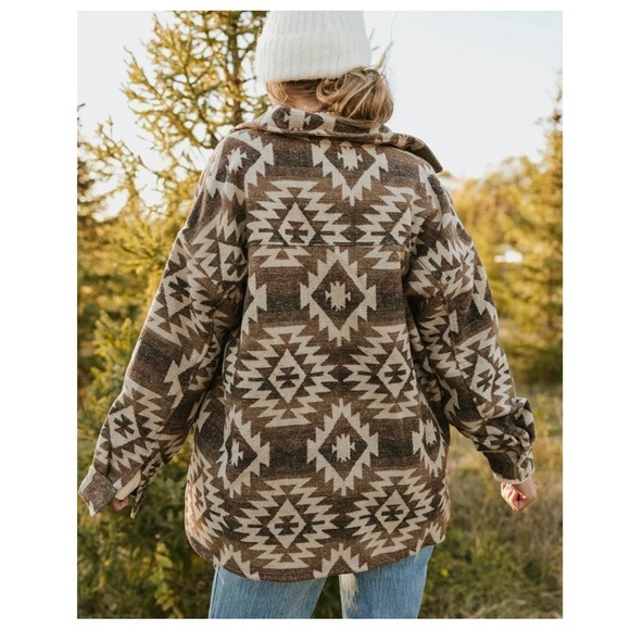 Joshua Tree Thousand Miles Wool Blend Shirt Jacket - Picture 6 of 7